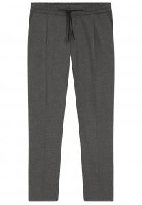 Узкие брюки со складками спереди HUGO Getlin, антрацит