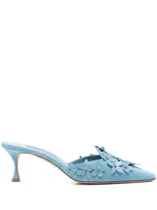 Мюли Harnes 50 Manolo Blahnik, синий
