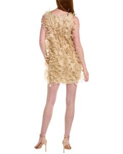 Шелковое платье прямого кроя Max Mara Priamo, бежевый