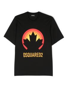 Dsquared2 футболка с логотипом, черный