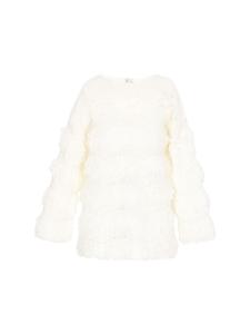 Женский свитер белого цвета IZIA