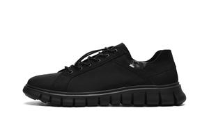 Мужские туфли HLA Модные на шнуровке Свободное дыхание Удобные повседневные туфли Износостойкие Универсальные броги Черный