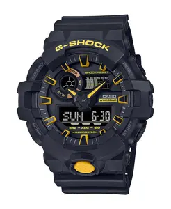Мужские аналого-цифровые часы из черной смолы, 53.4 мм, GA700CY-1A G-Shock