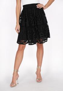 Юбка А-силуэта faina, черный