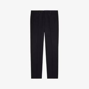 Прямые шерстяные брюки классического кроя The Kooples, черный