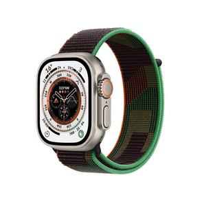 Biaodaige Часы Strap Apple Compatibility Nylon Material, Black Unity