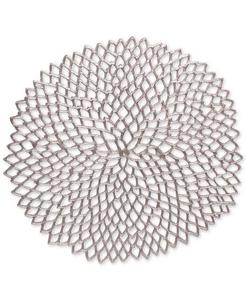 Прессованная подставка для столовых приборов «Георгина» Chilewich, серебро