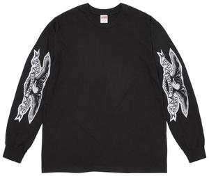 Футболка с длинными рукавами Supreme x Antihero Eagle, черная