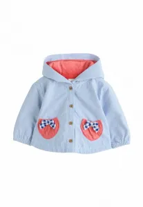 Легкая куртка с капюшоном стандартного кроя Next, Blue Striped Strawberry Pocket