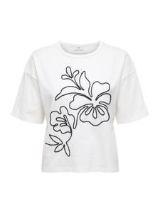 Футболка 'JDYCALLY' в белом цвете