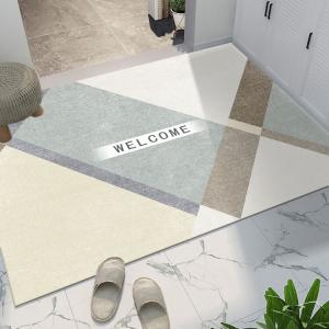 Budis Ковер 90х120 см для прихожей/ванной, из ПВХ-кожи, водонепроницаемый, нескользящий, настраиваемый