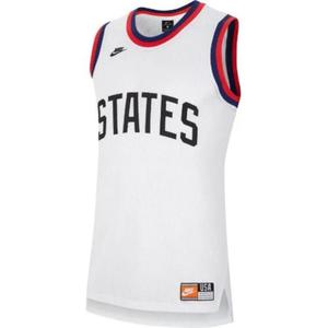Баскетбольная майка мужская белая Nike, белый