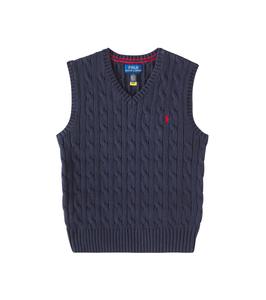 Хлопковый жилет Polo Ralph Lauren Kids, Rl Navy/C3807