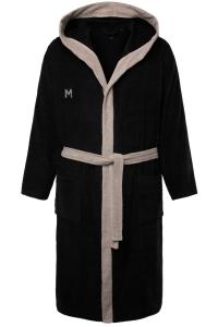 Длинный халат Men Plus, черный