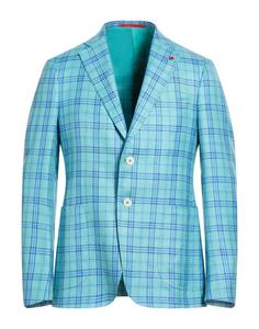 Блейзер Isaia, бирюзовый