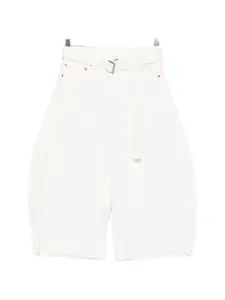 Зауженные джинсы Sacai, белый