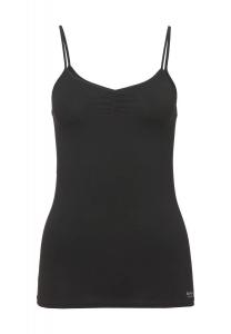 Майка «Swenja», бретели, пояс в рубчик, женская Sylvia Speidel., черный