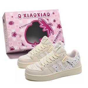 Circle small Износостойкие легкие низкие кеды для скейтбординга унисекс кремово-белые, цвет Cream White