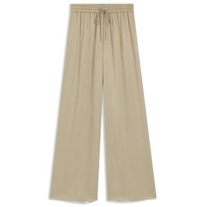 Удлиненные брюки свободного кроя из атласа BOSS, светло-бежевый