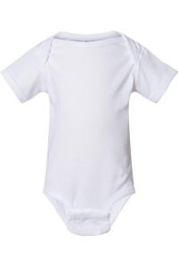 Кроличьи шкуры Детский тонкий джерси Боди Rabbit Skins, белый