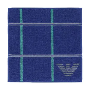 Мини-полотенце EMPORIO ARMANI с принтом Tattersall, 100% хлопок.