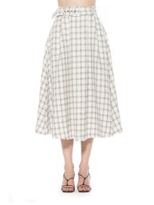 Юбка из твида Eline ALEXIA ADMOR, цвет ivory plaid