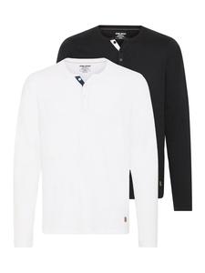 Лонгслив BLEND, черный/белый