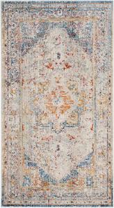 Ковер SAFAVIEH, 77 x 122 см, Persian Collection, Blue & Multi, дизайн Oriental Distressed, не линяет и прост в уходе, идеален для помещений с высокой проходимостью: прихожая, гостиная, спальня (VTP438B)