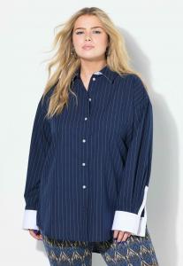 Блуза Studio Untold Button-down blouse, Marine/Dark Blue