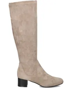 Сапоги с эффектом замши Stefano Lauran, бежевый