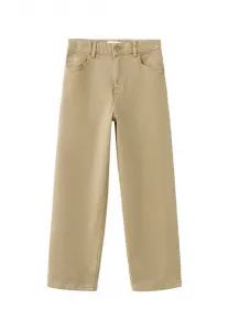 Детские прямые джинсы Mango Kids, Sand