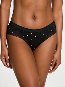 Бесшовные трусики-хипхаггеры Seamless, prints black small dot