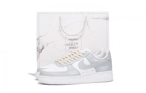 Nike Кроссовки Air Force 1 Coverage с низким верхом, противоскользящие и износостойкие, для скейтбординга, унисекс, белые