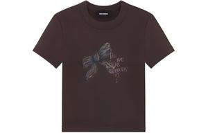 Футболка женская WE11DONE, коричневый