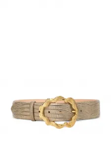 Ремень с принтом Roberto Cavalli, нейтральный