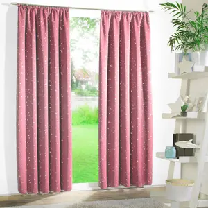 Штора Weckbrodt «Зарин», (1 шт.), розовый