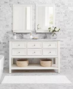 Твердые хлопковые коврики для ванной Peniston с тафтингом Nautica, белый