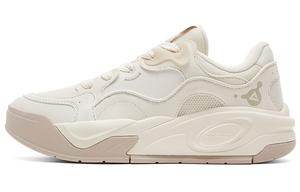 PEAK Низкие скейтерские кроссовки мужские canvas белый хаки