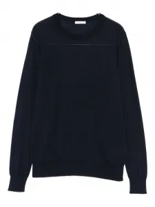 Свитер с длинными рукавами и круглым вырезом Malo, синий