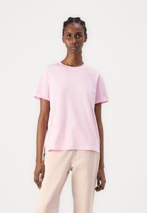 Футболка Pieces PCRIA FOLD UP SOLID TEE, Roseate Spoonbill/Pink