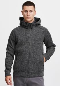 Толстовка на молнии Chillingworth Indicode, цвет mottled dark grey