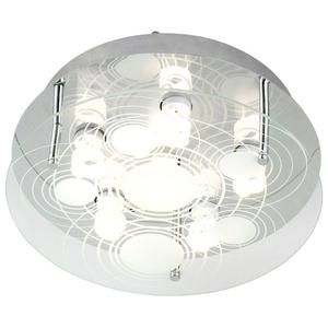 Потолочный светильник Globo Lighting серебристый, 33/33/12,5 см