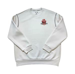 ANTA Свитшот мужской цвета слоновой кости Ivory White