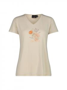 Cmp Женская футболка бежевого цвета