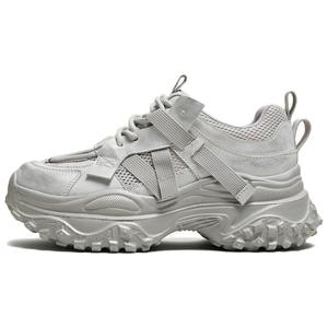 TATA Дышащие и легкие массивные кроссовки женские низкие серые, цвет Gray