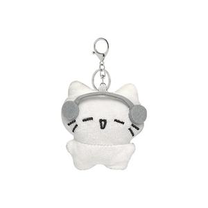 FKOFR Кулон/плюшевая кукла плачущий котенок Love White Headphone Kitten, высота 6см/22см