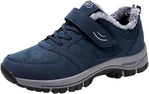 Мужские зимние ботинки с меховой подкладкой, теплые, водонепроницаемые, легкие, противоскользящие, для холодной погоды, для походов и треккинга Generic, синий