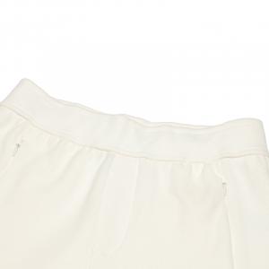 Футболка вязаная спортивные брюки женские свежий цвет слоновой кости FILA