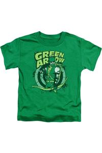 Футболка с коротким рукавом DC Comics On Target для малышей Gildan, зеленый