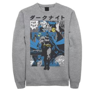 Мужской свитшот с вставками из комиксов DC Comics Batman Kanji Comics Licensed Character